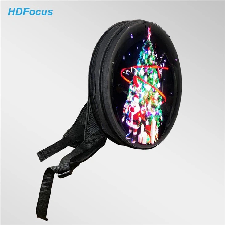 32 cm 3D-LED-Lüfter-Hologramm-Rucksack wiederaufladbar