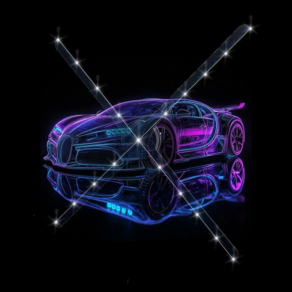 Lüfterdisplay -Hologramm